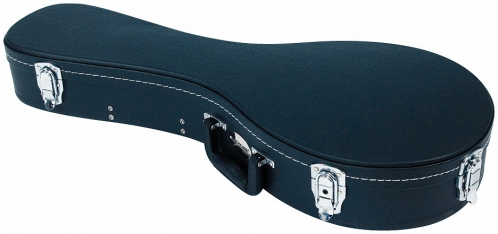 RockCase Standard Hardshell Case - Mandolin, small, curved shape, black Tolex