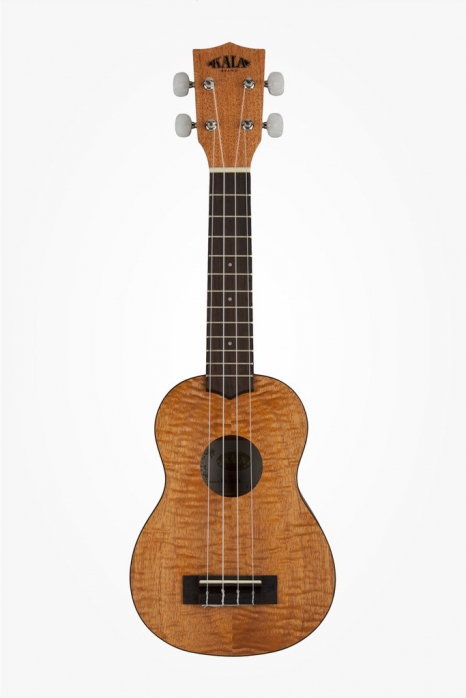 Kala Exotic Mahogany soprano ukulele with cover