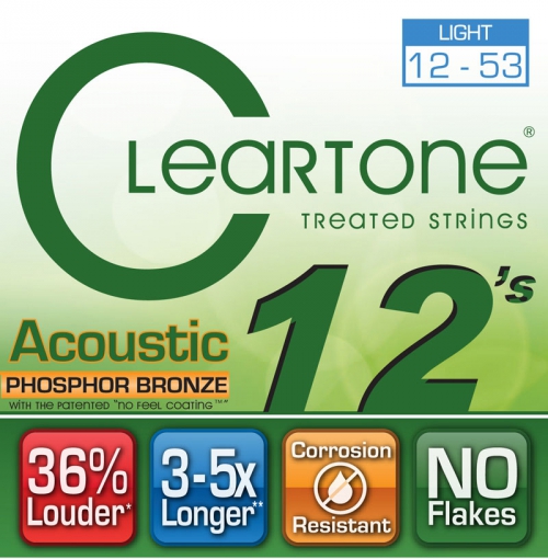 Acoustic EMP Strings, Light 012-053 3rd Wound