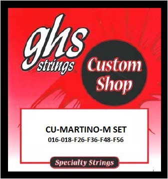 GHS Custom Shop - Pat Martino Signature Flatwounds - Electric Guitar String Set, Light, .016-.056