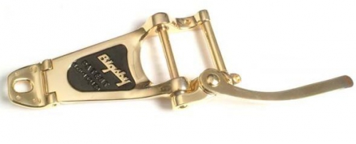 Bigsby B7 Vibrato Gold Plated left for thin Acoustic-Electric Guitars