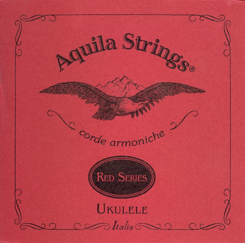 Aquila Red Series Ukulele Single, Soprano, 4th low-G