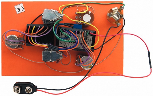 Bartolini HR-5.2AP/918 - Pre-Wired Active/Passive Preamp, 3-Band EQ Bartolini HR-5.2AP/918 - Pre-Wired Active/Passive Preamp, 3-Band EQ