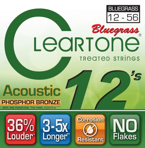 Acoustic EMP Strings, Bluegrass 012-056 3rd Wound