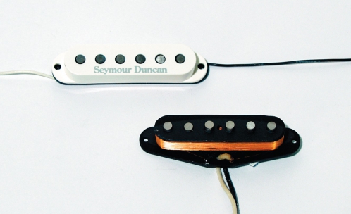 Seymour Duncan SSL-5L RW/RP Custom Staggered Strat, tapped