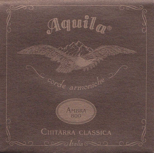 Aquila Ambra 800 - Nylgut   Silver Plated Copper / Classical Guitar Strings
