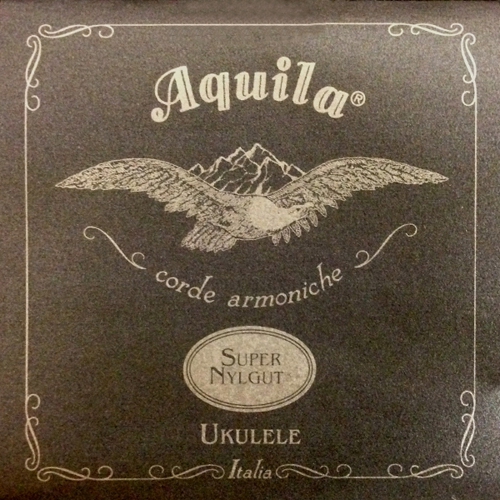 Aquila Super Nylgut Ukulele Set, GCEA Soprano, wound low-G