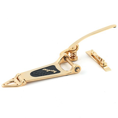 Bigsby B6 Vibrato Gold Plated left w-bridge, for large A--Archtop Guit