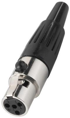 Monacor XLR-407/J XLR Jack 4-pin female plug
