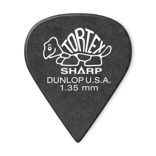 Dunlop 412P Tortex Sharp guitar pick 1.35mm