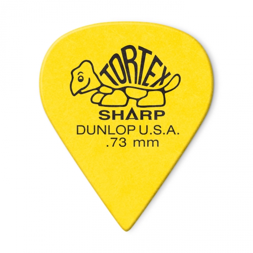 Dunlop 412P Tortex Sharp guitar pick 0.73mm