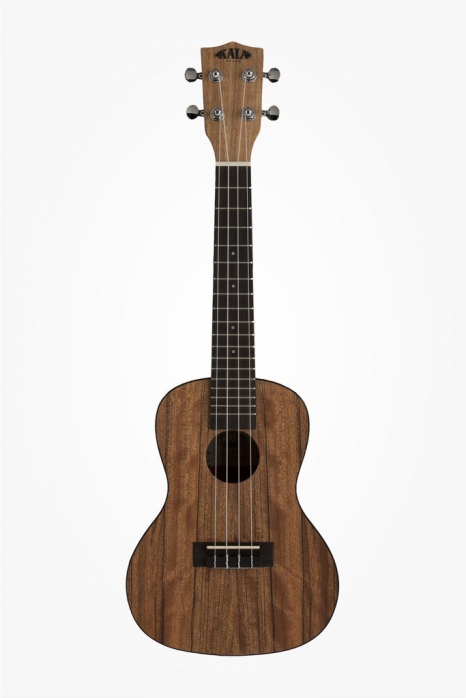 Kala Pacific Walnut concert ukulele with cover