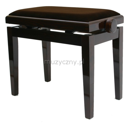 Akmuz adjustable piano stool dark walnut (gloss)
