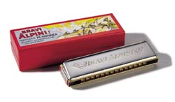 Hohner 1298/28-C Bravi Alpini harmonica