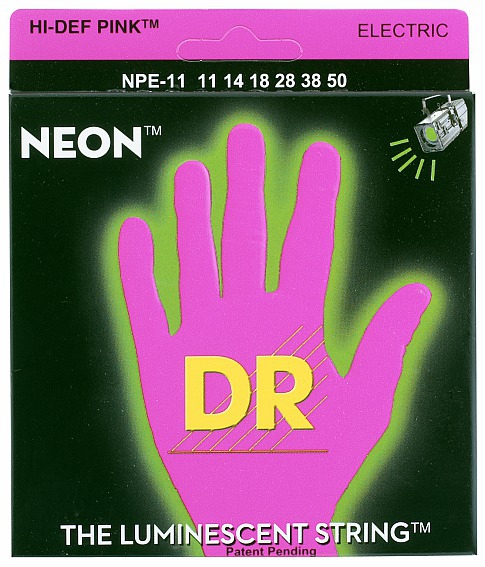 DR NPE7-11 NEON Hi-Def Pink Set .011-.060