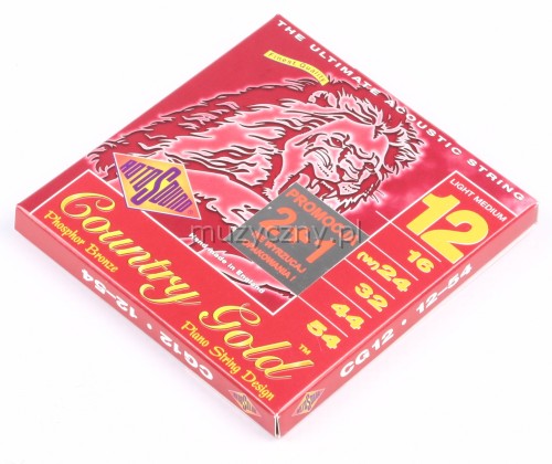 Rotosound CG-12 Country Gold acoustic guitar strings 12-54