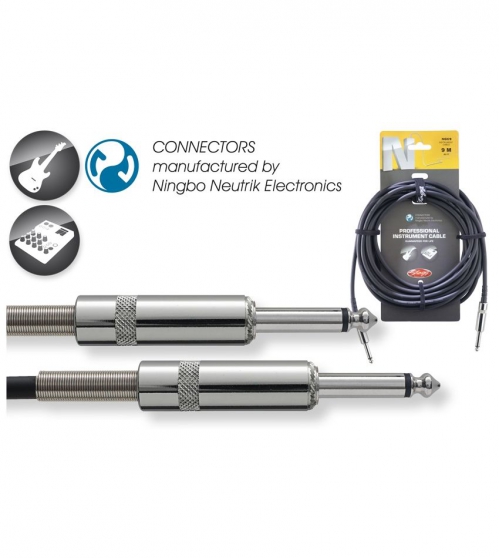 Stagg NGC 9 N-series instrument cable, jack-jack, 9m 