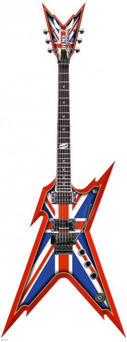 Dean Razorback 255 Union Jack electric guitar