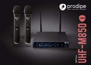 Prodipe M850 DSP DUO UHF dual microphone wireless set