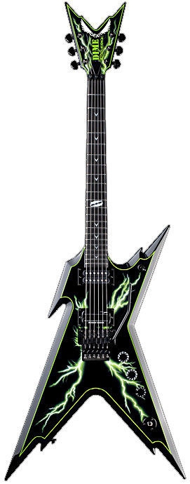 Dean Dimebag Razorback Slimebolt electric guitar