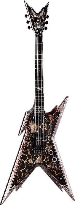 Dean Dimebag Razorback Skulls electric guitar