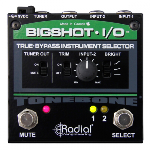 Radial Bs-Io-V2 Tonebone Bigshot I/O True Bypass Instrument Switcher
