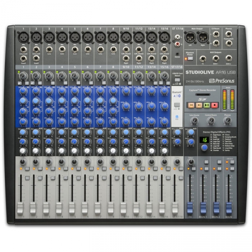 Presonus Studio Live AR16 USB mixer with USB audio interface