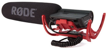 Rode VideoMic with Rycote Lyre suspenssion camera microphone