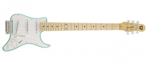 Traveler Guitars Travelcaster Deluxe Surf Green with Deluxe GigBag