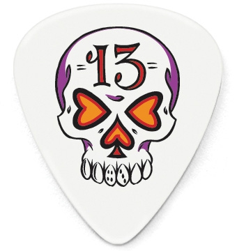 Dunlop Blackline Original Alan Forbes Picks, Skull 0.60 mm