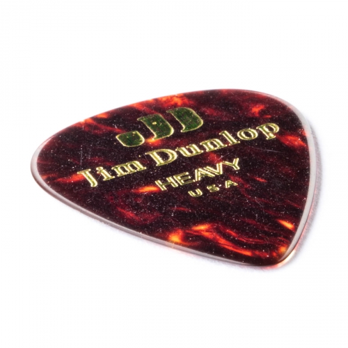 Dunlop Genuine Celluloid Classic Picks, Refill Pack, shell, heavy