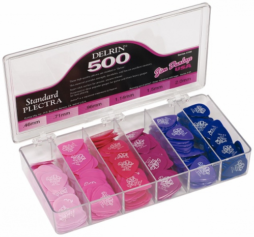 Dunlop Delrin 500 Standard Picks, pack
