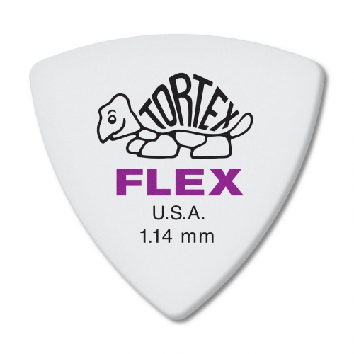 Dunlop Tortex Flex Triangle Picks, Refill Pack, 1.14 mm Dunlop Tortex Flex Triangle Picks, Refill Pack, 1.14 mm