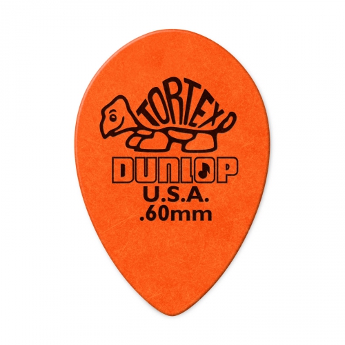 Dunlop Tortex Small Teardrop Picks, Refill Pack, 0.60 mm