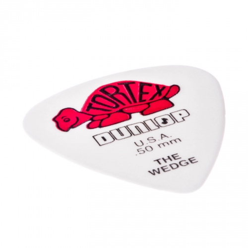 Dunlop Tortex Wedge Picks, Player′s Pack, 0.50 mm