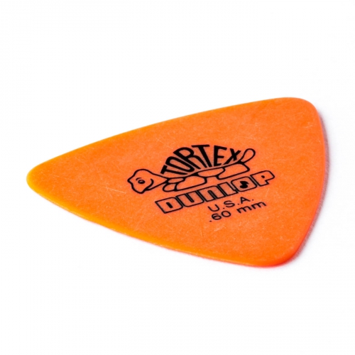 Dunlop Tortex Triangle Picks, Player′s Pack, 0.60 mm