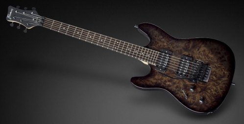 Framus D-Series Diablo Progressive X, Lefthand - Nirvana Black Transparent High Polish electric guitar