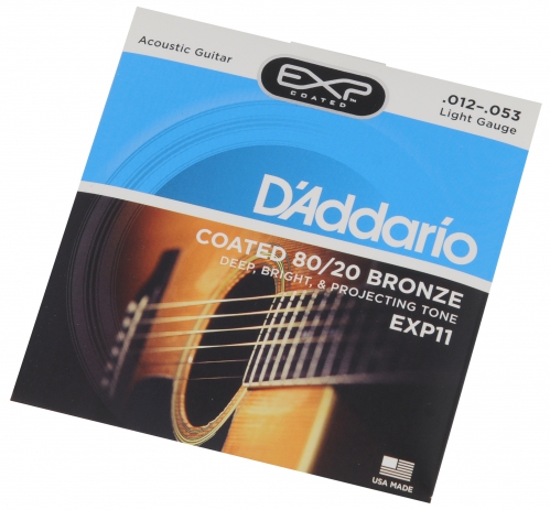 D′Addario EXP-11 acoustic guitar strings 12-53
