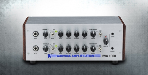 Warwick Lightweigth Amp,1000 Watt, 2 Channel, Silver, UK Version bass guitar amp