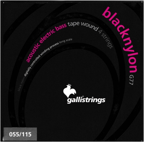 Galli G77 BlackNylon - bass guitar strings