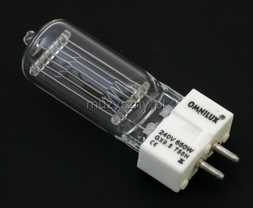 Omnilux T12 230V/650W GX9.5 halogen bulb