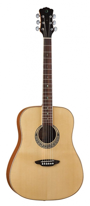 Luna Muse Dreadnought Natural - acoustic guitar