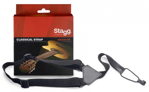 Stagg SNCL001-BK guitar/ukulele strap