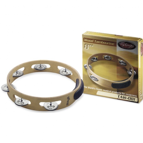 Stagg TAW-081 wooden tambourine