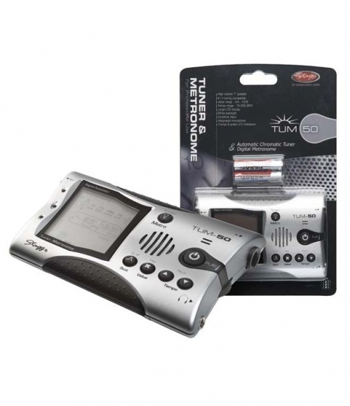 Stagg TUM 50 SL elektroniczny tuner, metronome
