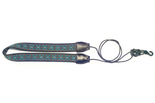 Stagg SWO-FLO UKE BLU nylon guitar strap