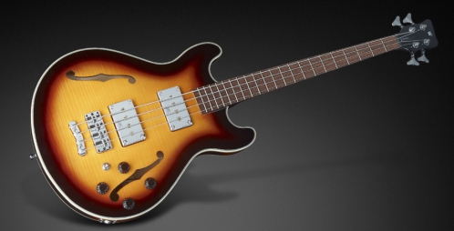 RockBass Star Bass 4-String, Vintage Sunburst High Polish, Fretted - Medium Scale bass guitar