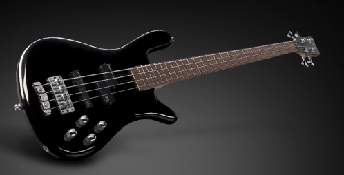 RockBass Streamer LX 4-String, Black Solid High Polish, Active, Fretted bass guitar RockBass Streamer LX 4-String, Black Solid High Polish, Active, Fretted bass guitar