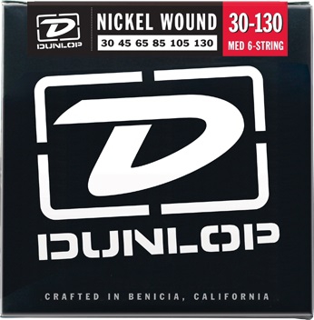 Dunlop NPS Medium 6-string 030-130 bass guitar strings