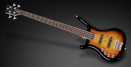 RockBass Corvette Classic 4-String, Almond Sunburst Transparent High Polish, Active, Fretted, Lefthand bass guitar RockBass Corvette Classic 4-String, Almond Sunburst Transparent High Polish, Active, Fretted, Lefthand bass guitar